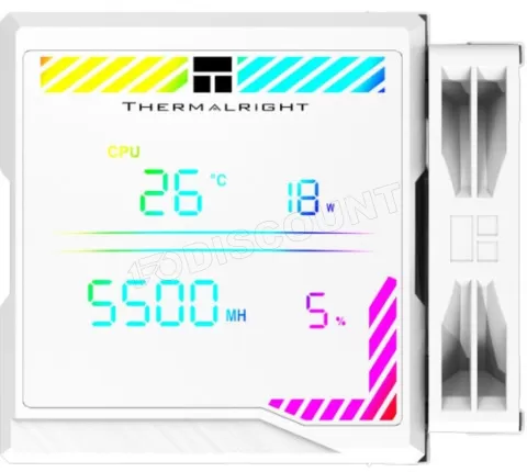 Photo de Ventilateur pour processeur Thermalright Peerless Assassin 140 Digital ARGB (Blanc)