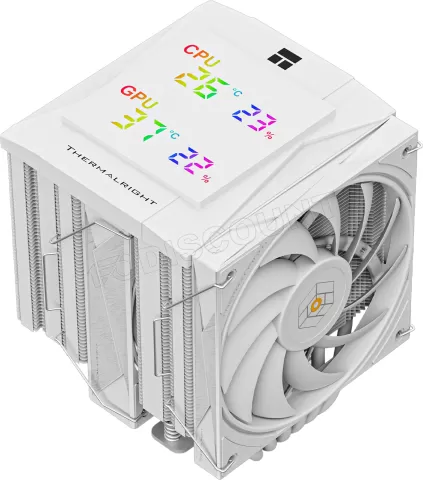 Photo de Ventilateur pour processeur Thermalright Royal Knight 120 Digital RGB (Blanc)