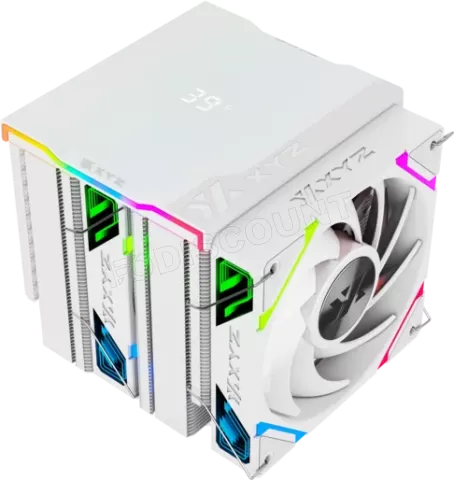 Photo de Ventilateur pour processeur XYZ Thermax 6 Pro Duo RGB (Blanc)