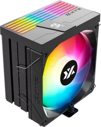 Photo de Ventilateur pour processeur XYZ THERMAX 6 PULSAR ARGB (Noir)