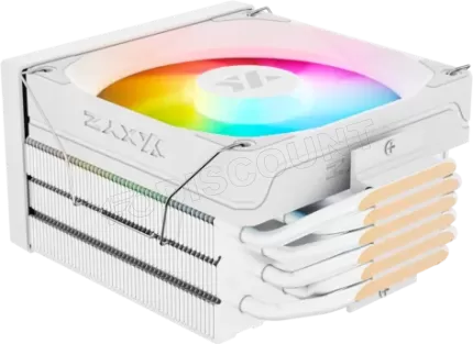 Photo de Ventilateur pour processeur XYZ THERMAX 6 PULSAR RGB (Blanc)