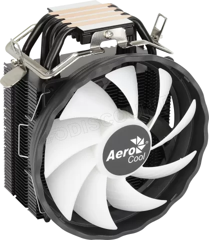 Photo de Ventilateur processeur AeroCool Rave 4 RGB (Noir)