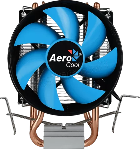 Photo de Ventilateur processeur AeroCool Verkho 2 (Noir/Bleu)