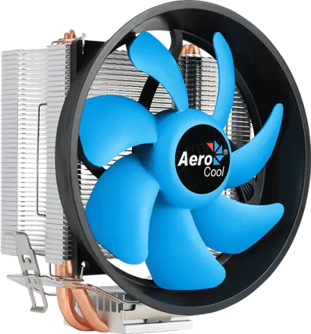 Photo de Ventilateur processeur AeroCool Verkho 3 Plus (Noir/Bleu)