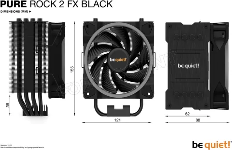 Photo de Ventilateur processeur Be Quiet Pure Rock 2 FX