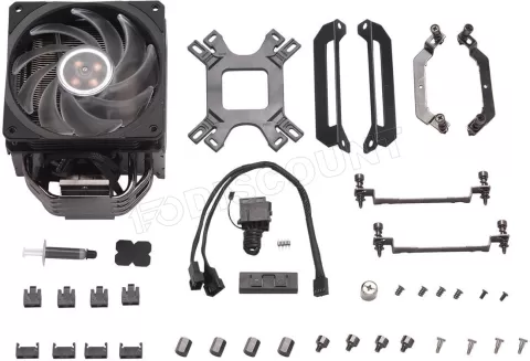 Photo de Ventilateur processeur Cooler Master Hyper 212 Black Edition R2 RGB (Noir)