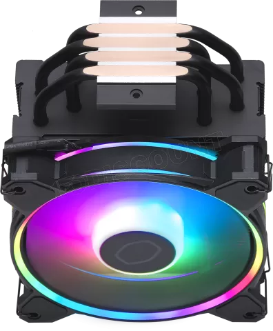 Photo de Ventilateur processeur Cooler Master Hyper 212 Halo Black RGB (Noir)