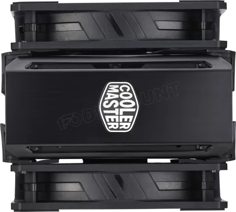 Photo de Ventilateur processeur Cooler Master MasterAir MA612 Stealth RGB (Noir)