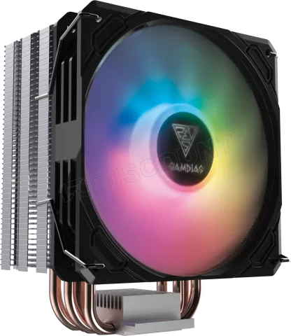 Photo de Ventilateur processeur Gamdias Boreas E1-410 RGB (Noir)