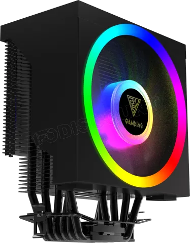 Photo de Ventilateur processeur Gamdias Boreas M1-610 RGB (Noir)