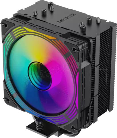 Photo de Ventilateur processeur Gamemax Ice force RGB (Noir)