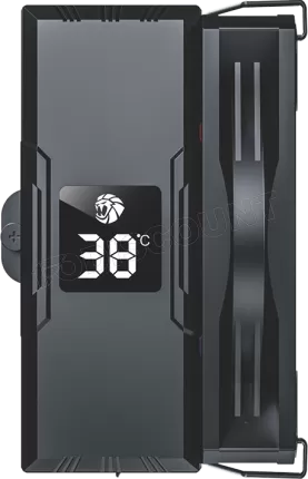 Photo de Ventilateur processeur Gamemax Sigma 520 Digital RGB (Noir)