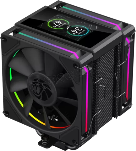 Photo de Ventilateur processeur Gamemax Sigma 620 LCD RGB (Noir)