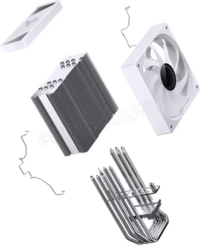 Photo de Ventilateur processeur Jonsbo CR-1000V3 Pro RGB (Blanc)