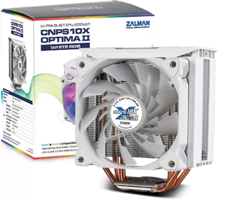 Photo de Ventilateur processeur Zalman CNPS10X Optima II RGB (Blanc)