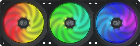 Photo de Ventilateurs de boitier Cooler Master MasterFan SF360R RGB (3x 12cm)