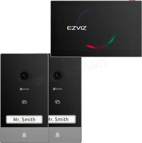 Photo de Visiophone connecté Ezviz Kit HP7 - Kit pour 2 entrées