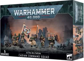 Photo de Warhammer 40k - Astra Militarum Escouade de Commandement Cadienne (2023)