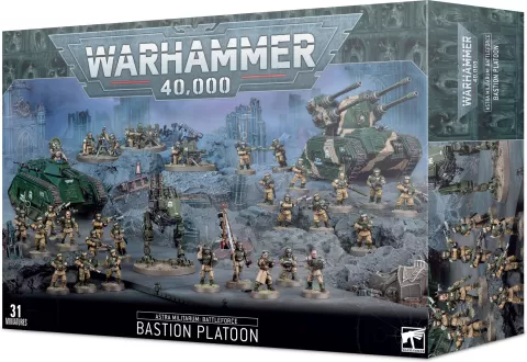 Photo de Warhammer 40k - Battleforce 2020 Astra Militarum : Peloton Bastion