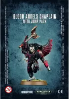 Photo de Warhammer 40k - Blood Angels Chapelain avec Réacteur Dorsal