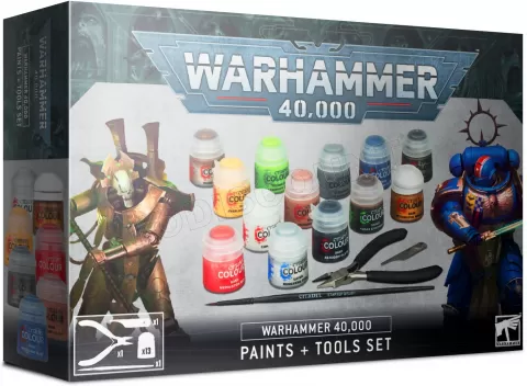 Photo de Warhammer 40k - Citadel  Paint & Tools Set