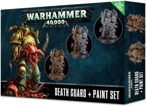 Photo de Warhammer 40k - Death Guard Paint Set