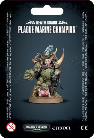 Photo de Warhammer 40k - Death Guard Plague Marine Champion