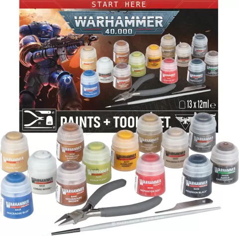 Photo de Warhammer 40k - Paint & Tools Set (2026)