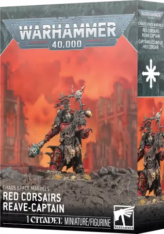 Photo de Warhammer 40k - SMC Red Corsairs Capitaine Ecumeur