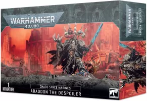 Photo de Warhammer 40k - Space Marine du Chaos Abaddon the Despoiler (2019)