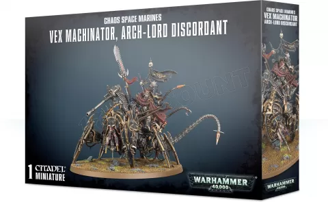 Photo de Warhammer 40k - Space Marine du Chaos Vex Machinator, Arch-Lord Discordant