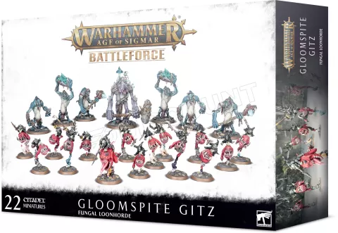 Photo de Warhammer AoS - Battleforce 2020 Gloomspite Gitz : Fungal Loonhorde