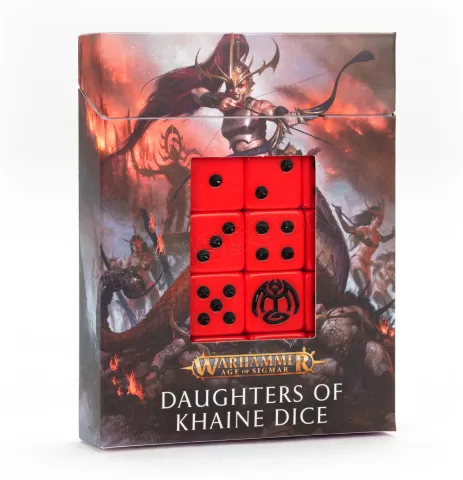 Photo de Warhammer AoS - Daughters of Khaine Dice Set