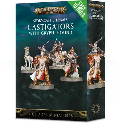 Photo de Warhammer AoS - Easy to Build : Stormcast Etermals Castigators with Gryph-Hound