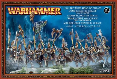 Warhammer Battle 7 Guerriers Fantômes Métal Haut Elfes bien peints