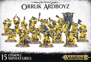 Photo de Warhammer AoS - Ironjawz Orruk Ardboyz