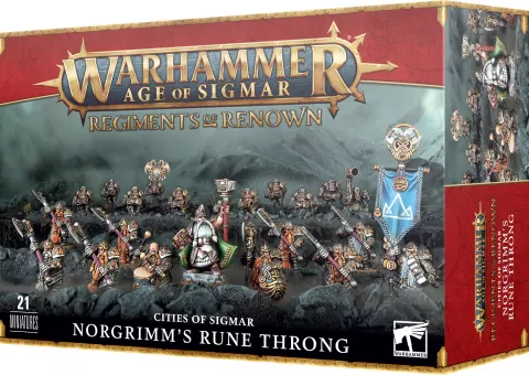 Photo de Warhammer AoS - Régiment de Renommée : Foule Runique de Norgrimm