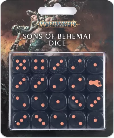 Photo de Warhammer AoS - Sons of Behemat Dice Set