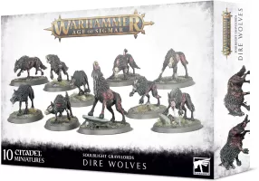 Photo de Warhammer AoS - Soulblight Gravelords Dire Wolves