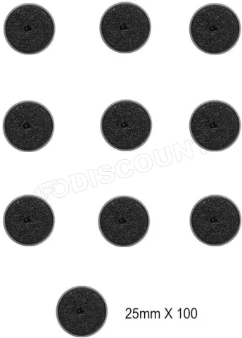 Photo de Warhammer - Socles Ronds de 25mm (Lot de 100)