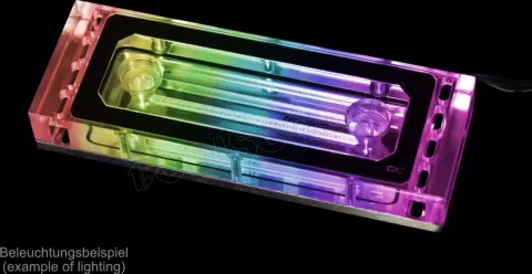 Photo de Waterblock pour Mémoire Ram Alphacool Aurora Acryl X4 D-RAM RGB  (Transparent)