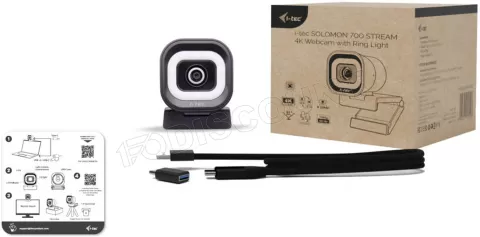 Photo de Webcam I-Tec Solomon 700 4K Ultra HD (Noir)