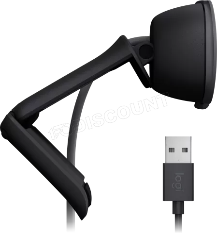 Photo de Webcam Logitech Brio 100 Full HD (Noir)