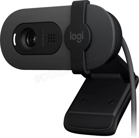Photo de Webcam Logitech Brio 100 Full HD (Noir)