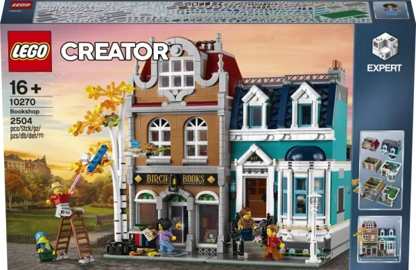 2 Bâtiments pour compléter votre ville Lego (la librairie et une maison)