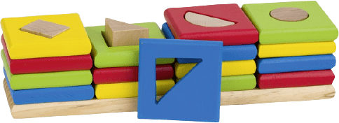 Assortissez les formes et les couleurs