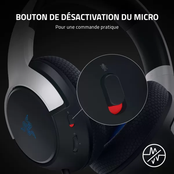 Bouton de désactivation du micro Pour une commande pratique