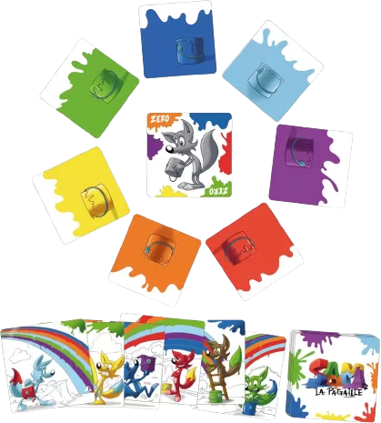 C'est la pagaille dans l'arc-en-ciel !