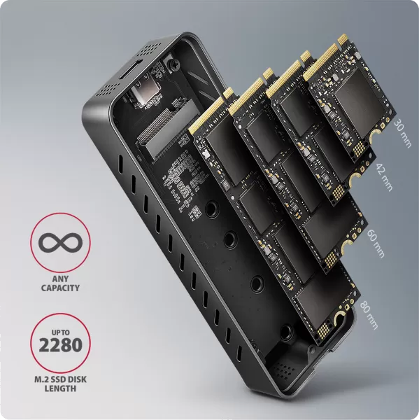 Compatibilité multi-tailles & remplacement de disque facile