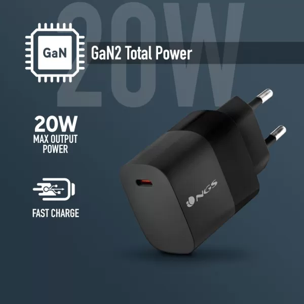 Fiable, sûr et universel, ce chargeur secteur USB-C 20W.